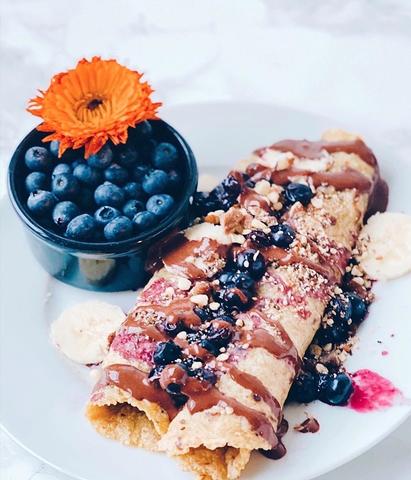 CACAO PLANTAIN CREPES