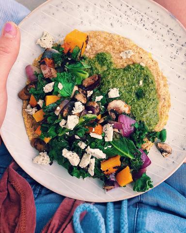 PESTO VEGGIE TACOS