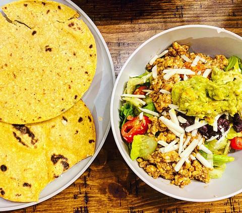 PLANTAIN TORTILLA AND TACO BOWL